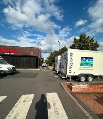 tim hortons manchester fridge trailer hire